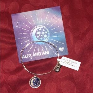Brand New Alex and Ani Moon and Star Bracelet